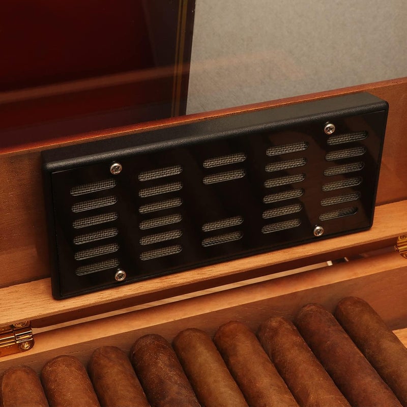 TISFA Cigar Humidifier, Cigar humidor humidifiers, Black Cuboid Humidor Humidifier (L) - Image 5
